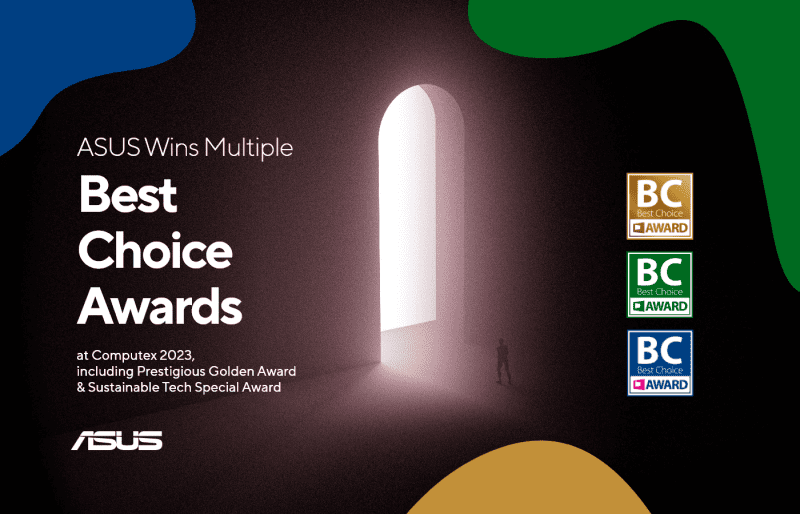 ASUS Wins Multiple Best Choice Awards at Computex 2023